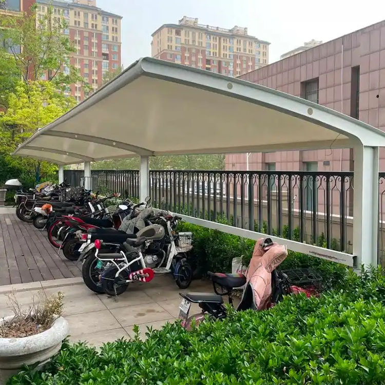 尼玛县膜结构电动车棚